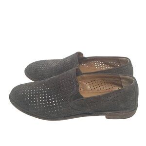 Trask Tan Suede Women's Perforated Suede Loafers Sz 10M